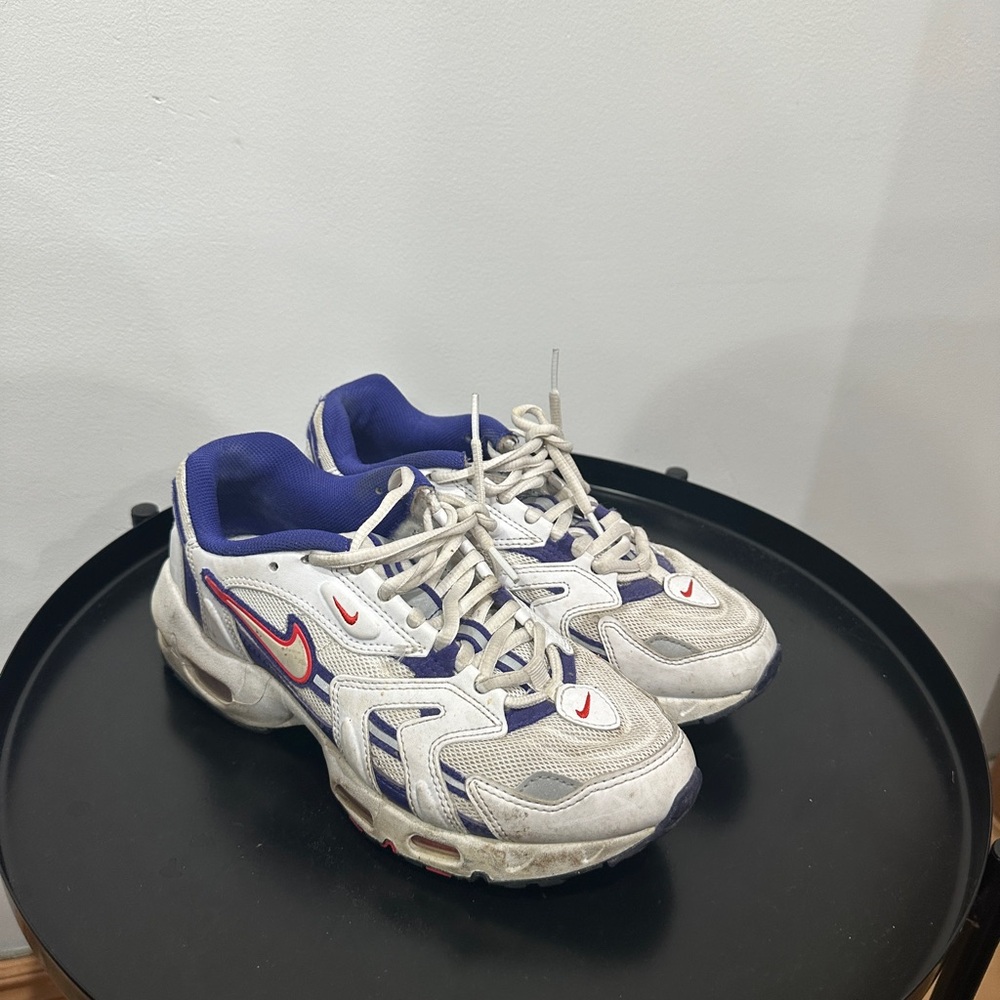 Nike white and purple airmax
